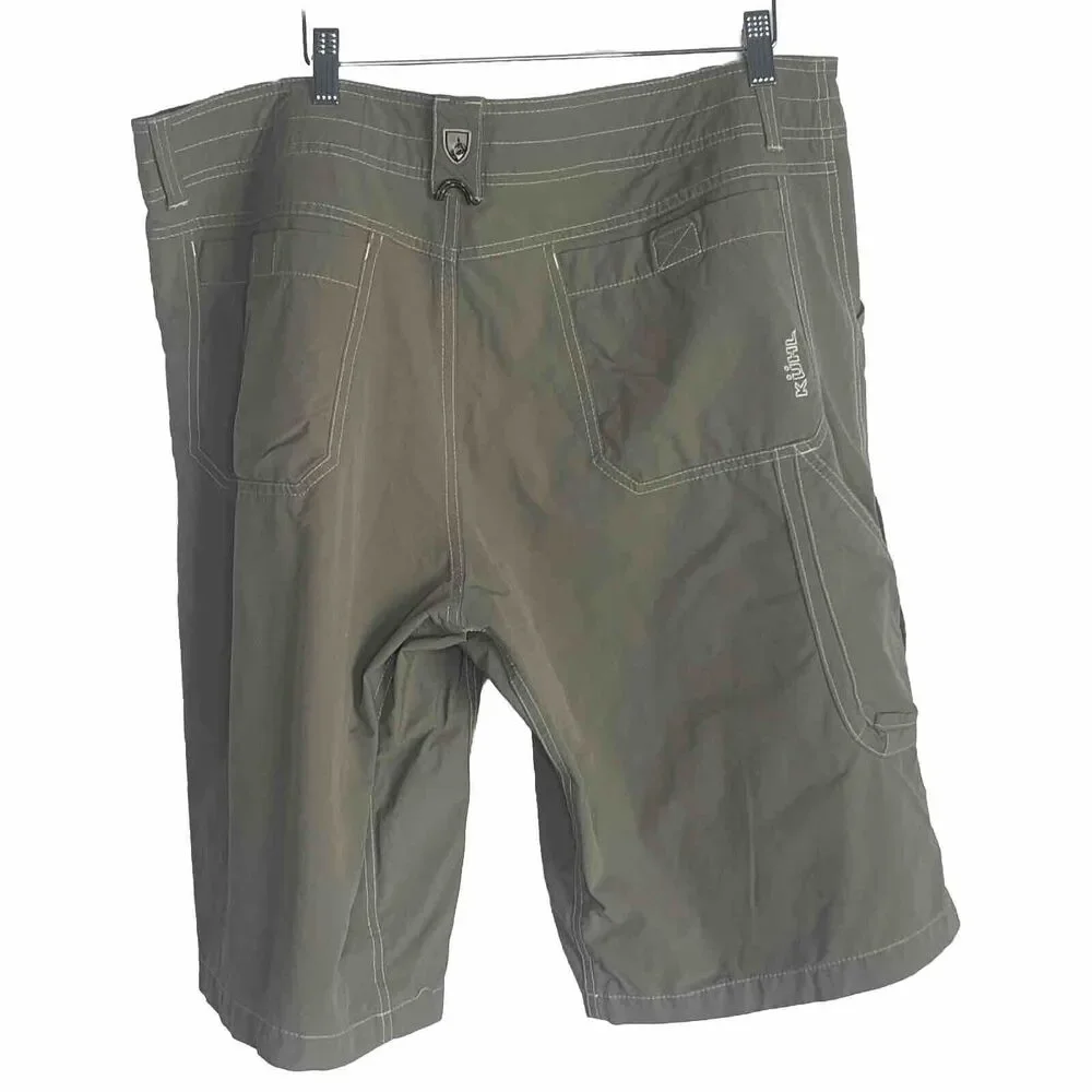 Kuhl‎ Men's Green Hiking & Climbing Activewear Nylon Shorts Size 40